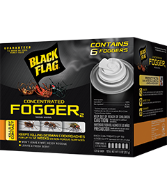 Concentrated Fogger2 Indoor Insect Control Black Flag